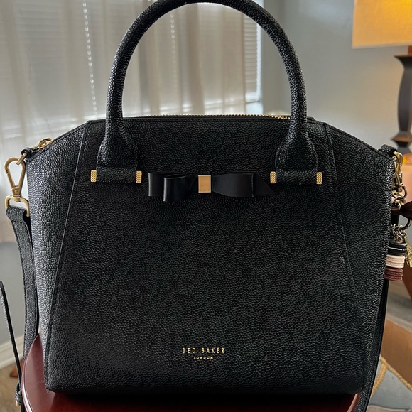 Cala bow detail small leather tote bag Clearance